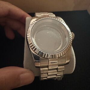 Stainless steel 39mm watch case